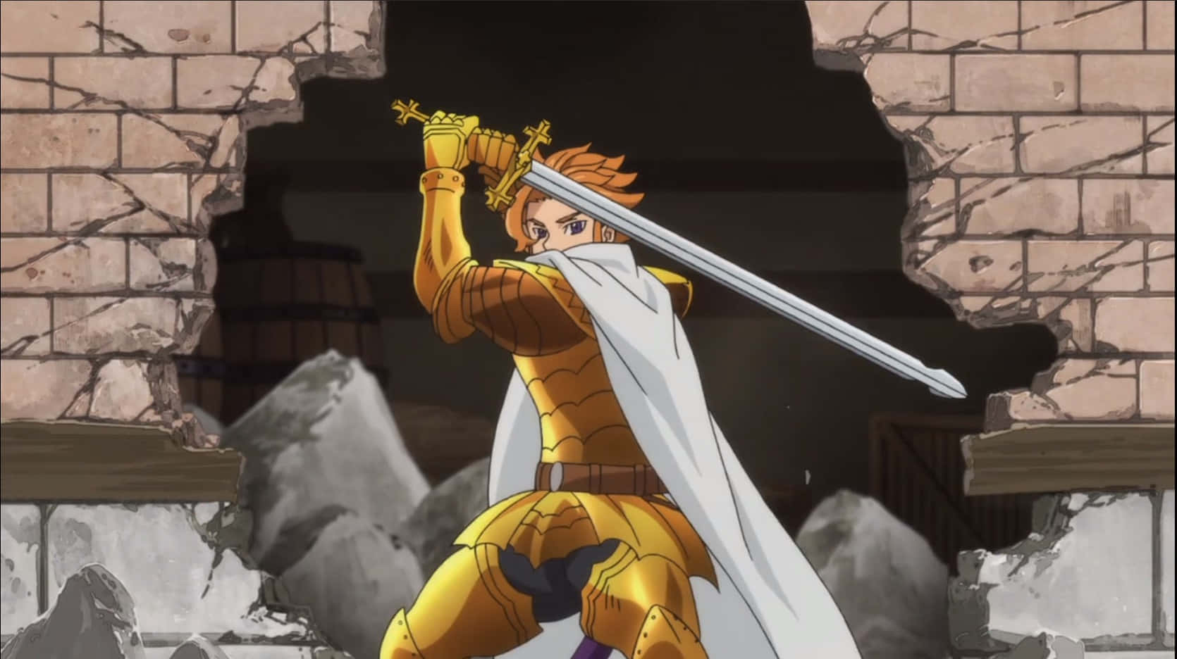 Arthur Pendragon, the legendary king in Seven Deadly Sins anime series Wallpaper