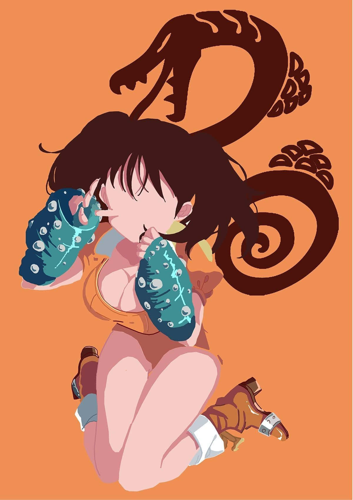 Diane, the Serpent's Sin of Envy, from Seven Deadly Sins Wallpaper