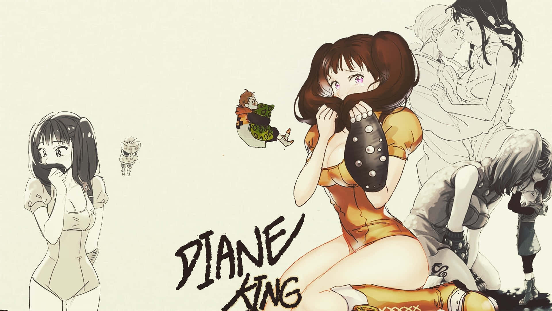 Diane, the Serpent's Sin of Envy from The Seven Deadly Sins series Wallpaper