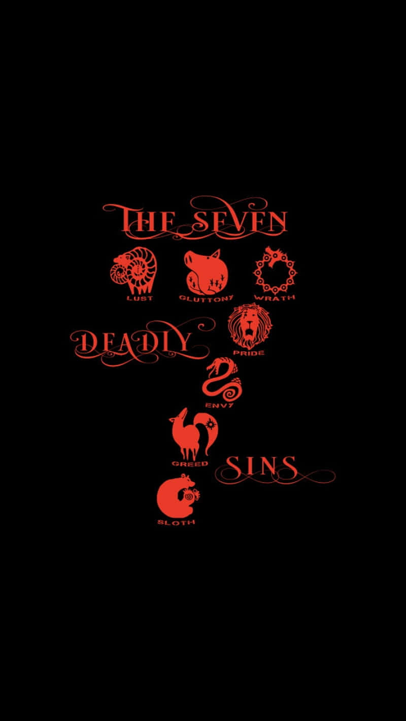 Seven deadly sins for your iPhone Wallpaper