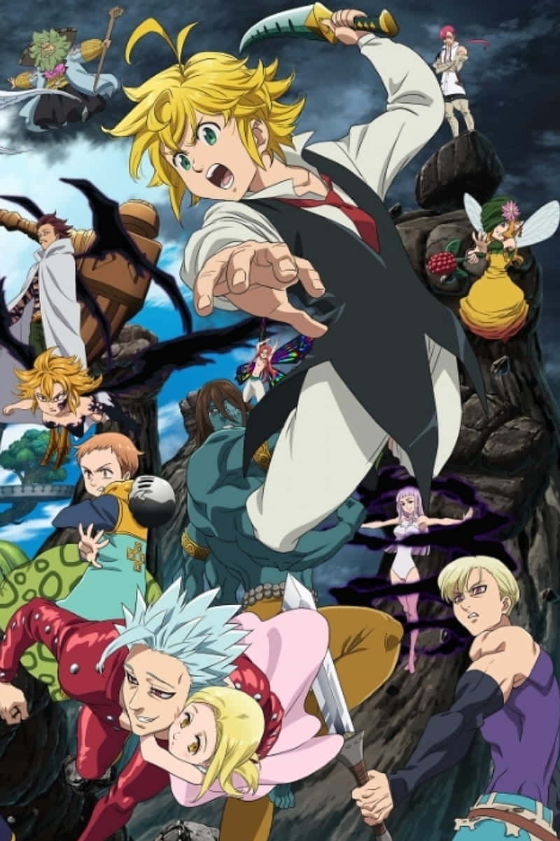The Seven Deadly Sins and the Iphone: Perfectly Merged Wallpaper