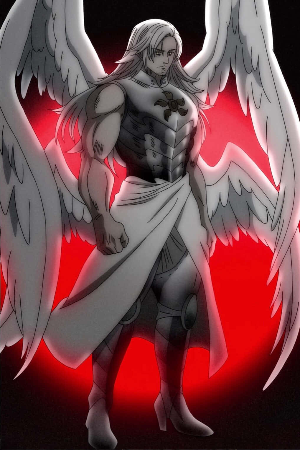 Caption: Mael, The Angel of Light, in Seven Deadly Sins Wallpaper