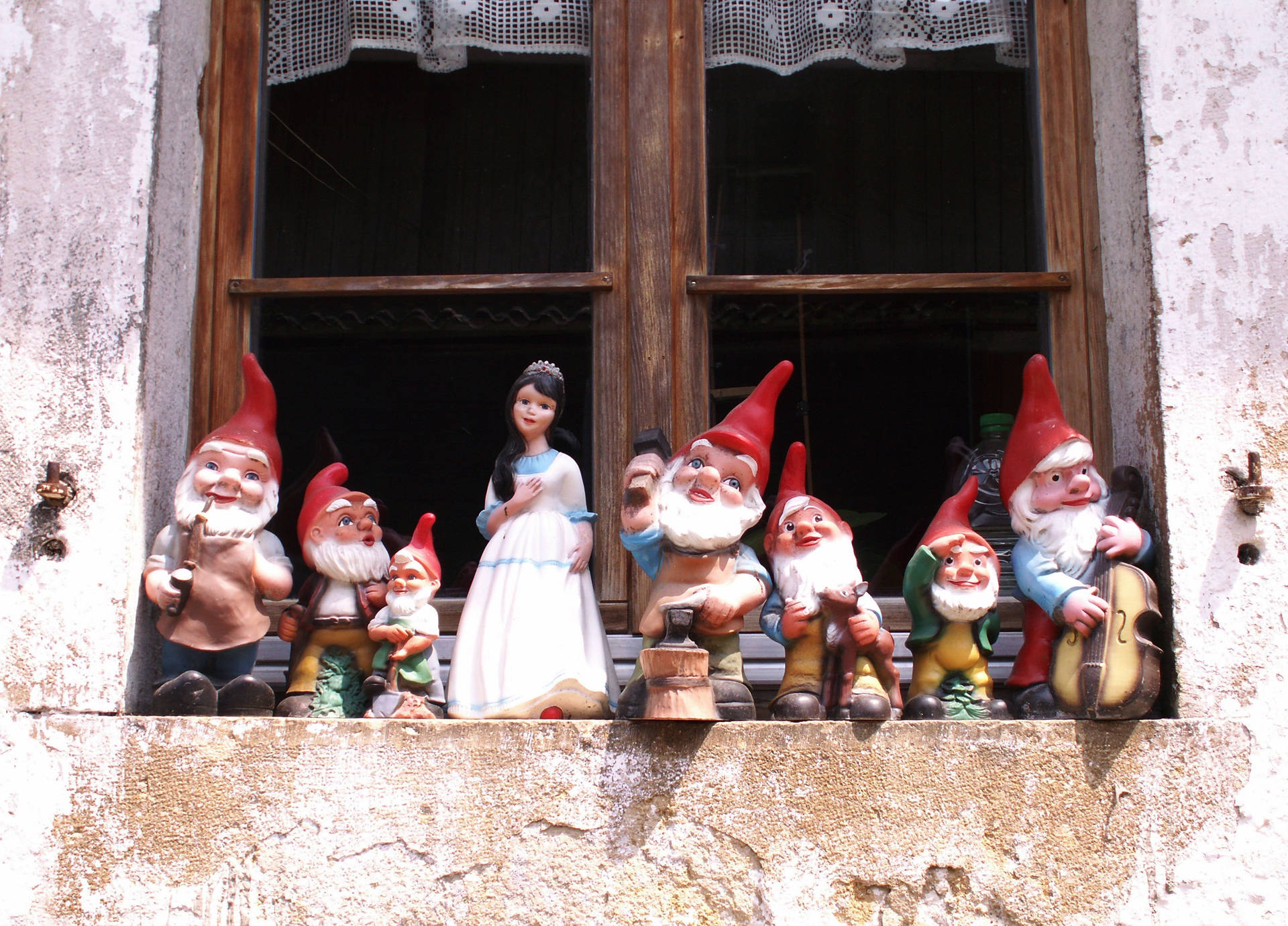Seven Dwarfs Figurine Background