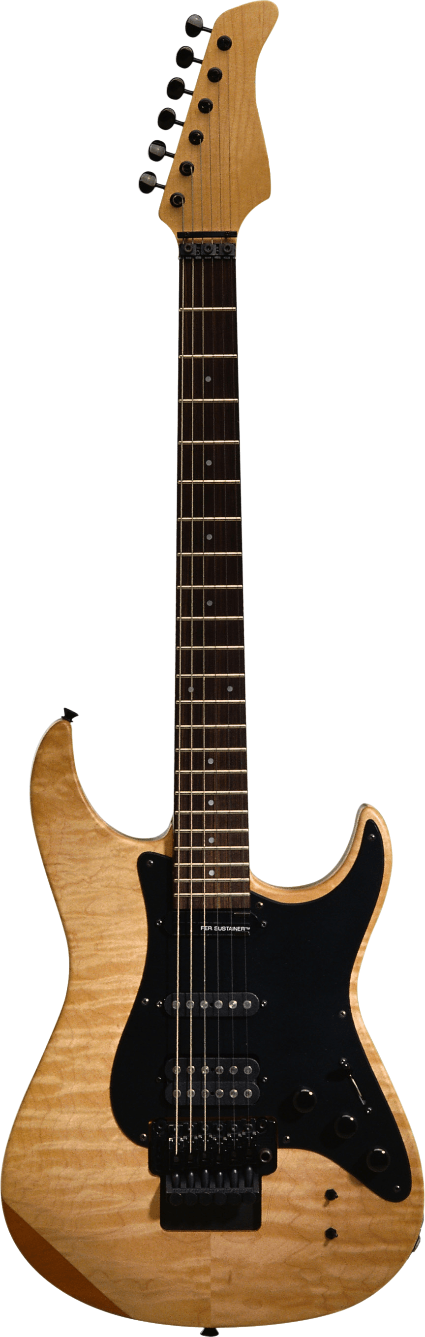 Seven String Electric Guitar PNG