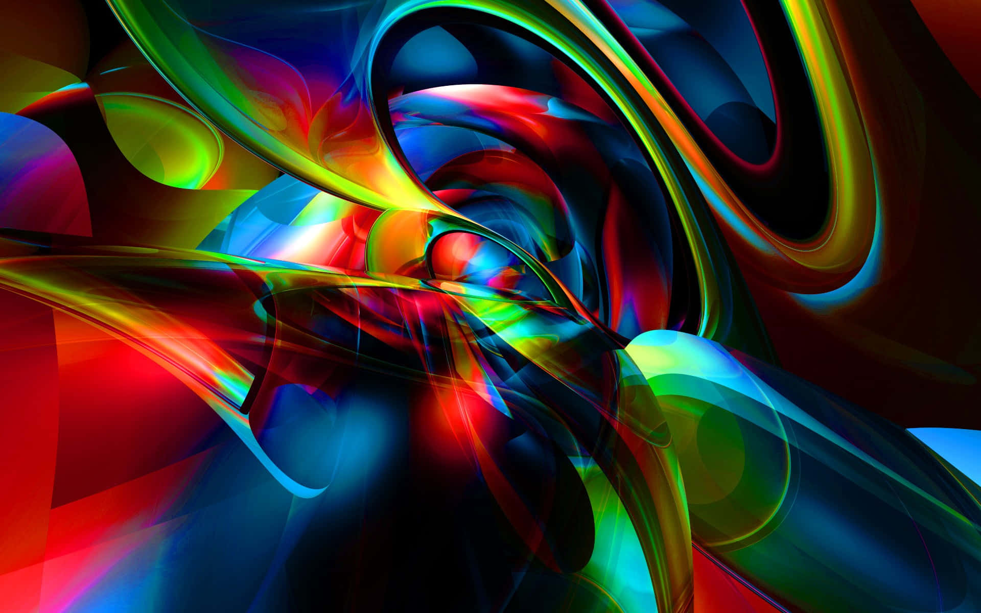 Several Colors On Abstract Art Wallpaper