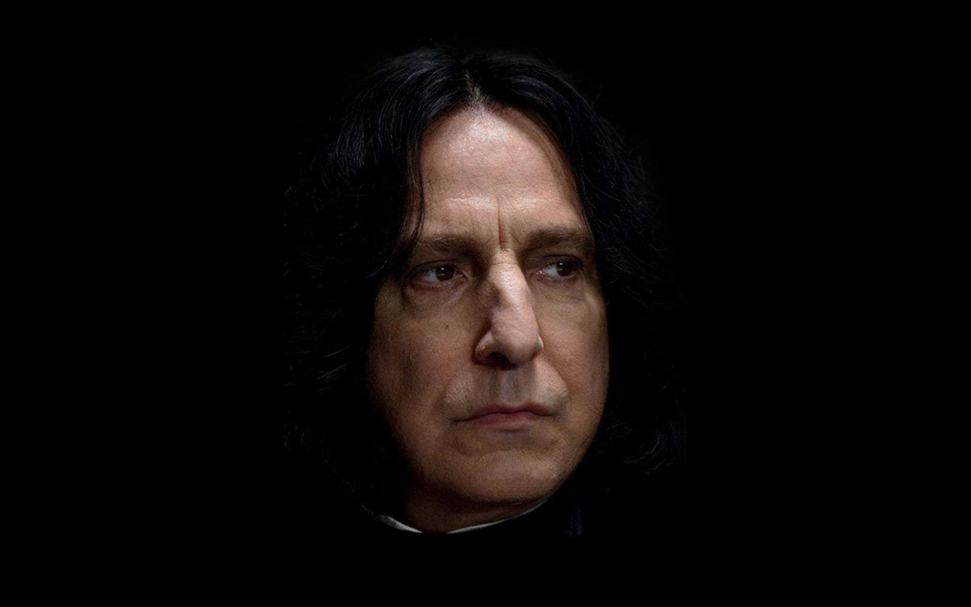 Severus Snape Black Hair Wallpaper