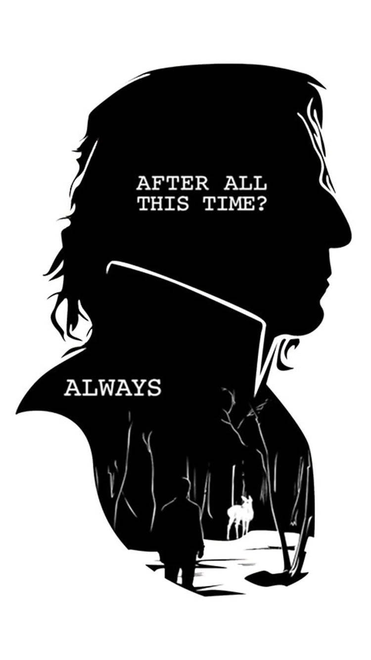 Severus Snape Bust Shadow Wallpaper