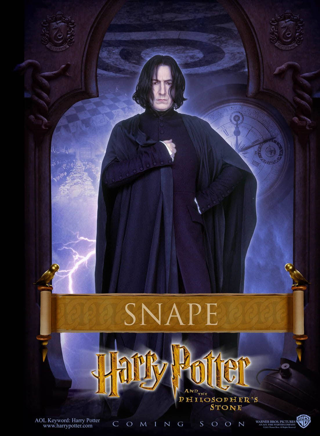 Severus Snape Character Banner Wallpaper