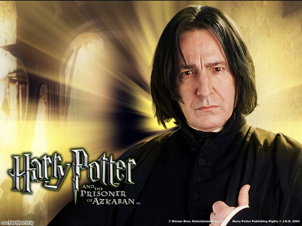 Severus Piton Dorato Sfondo
