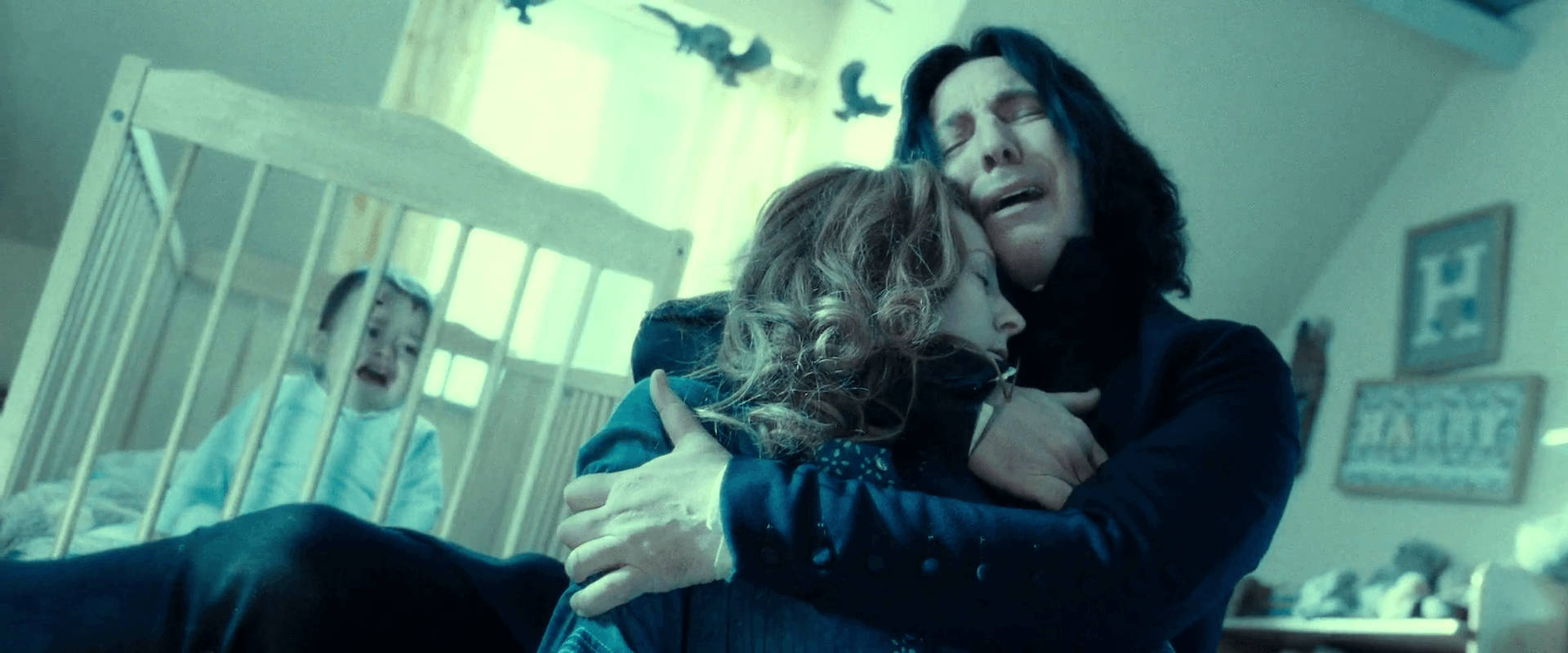 Severus Snape Lily Deathly Halvfjerdinger Wallpaper