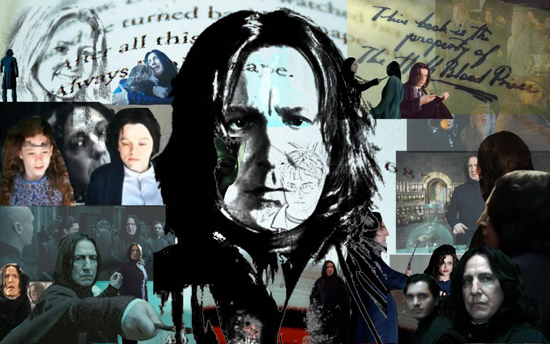Severus Snape Memory Edit Wallpaper