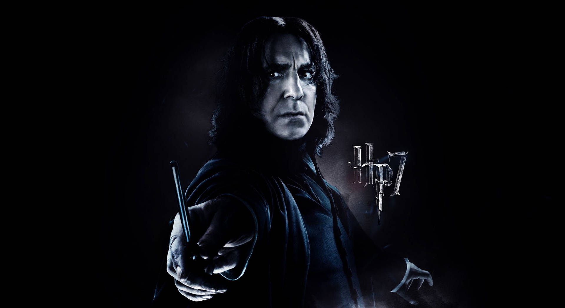 Severus Snape Monochromatic Art Wallpaper