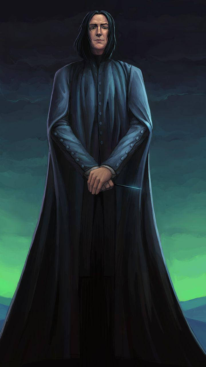 Severus Snape Oil Painting Wallpaper