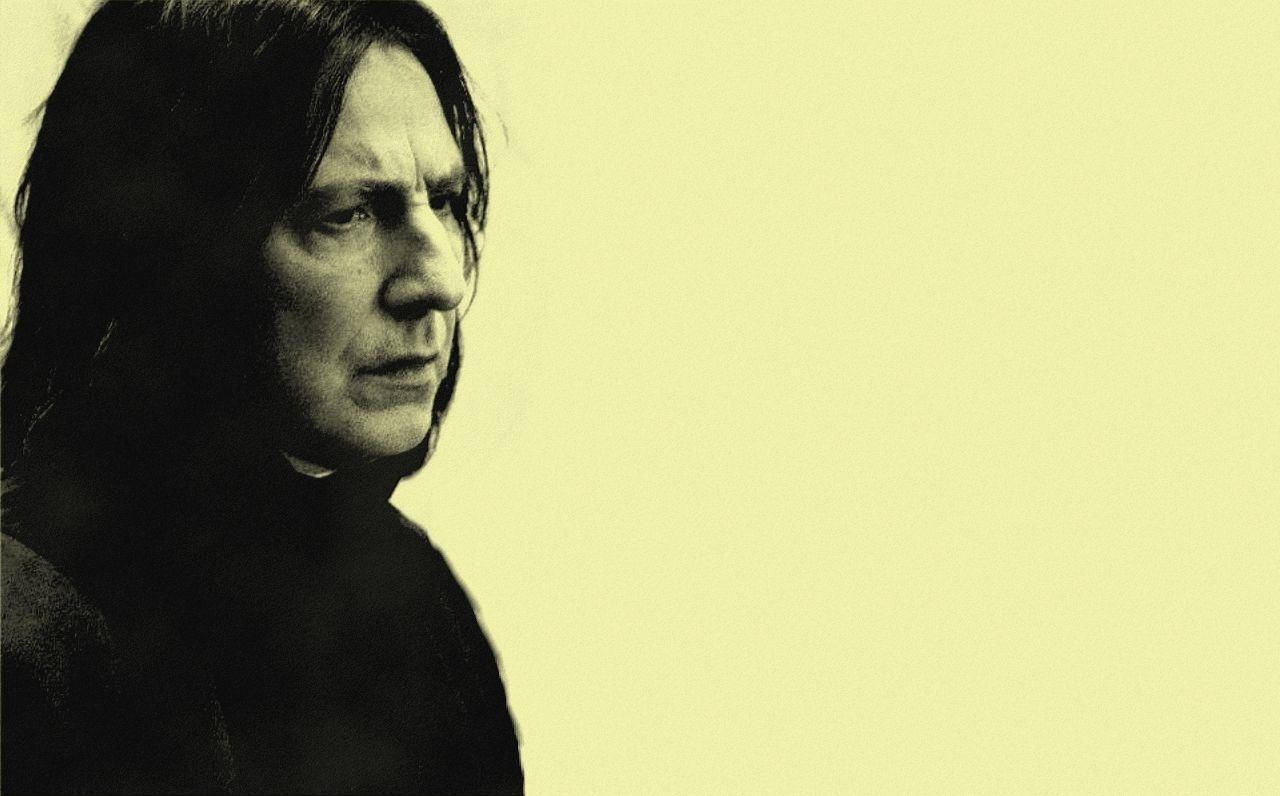 Severus Snape Yellow Wallpaper