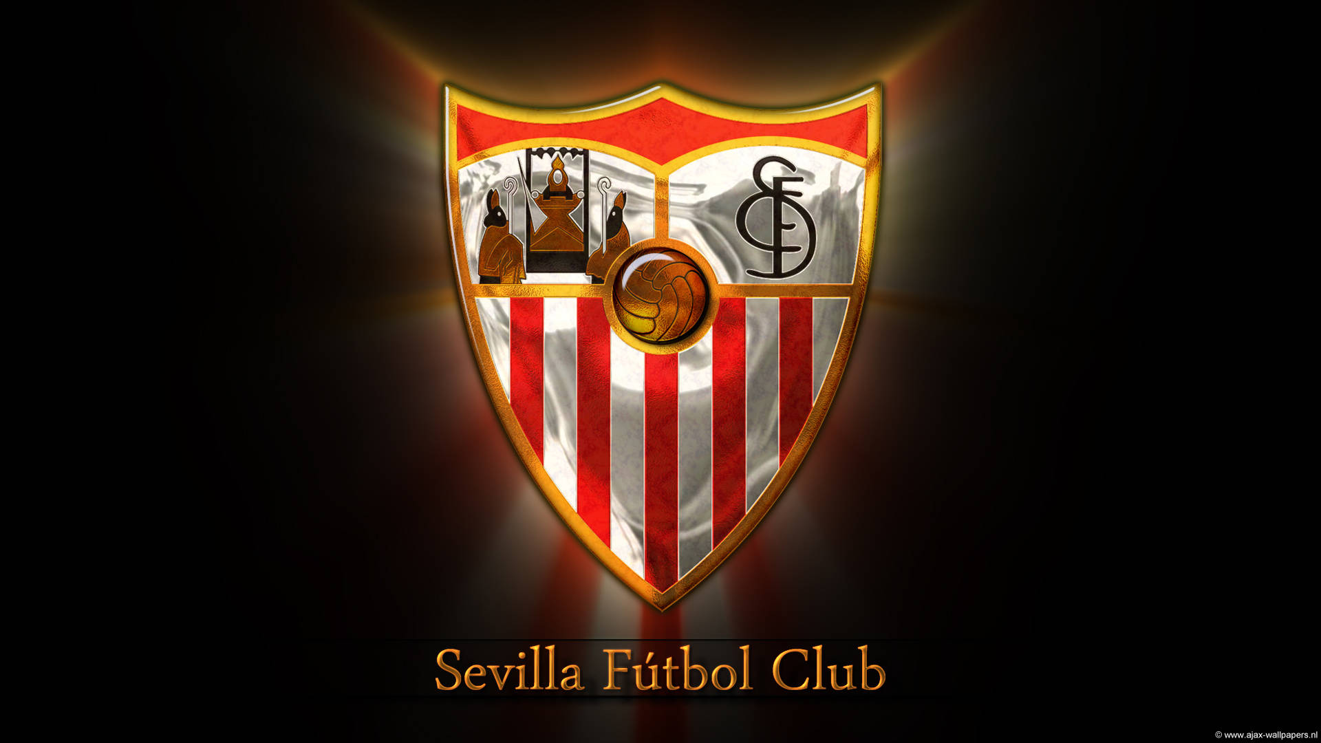 Sevilla FC Football Club Logo tapet Wallpaper