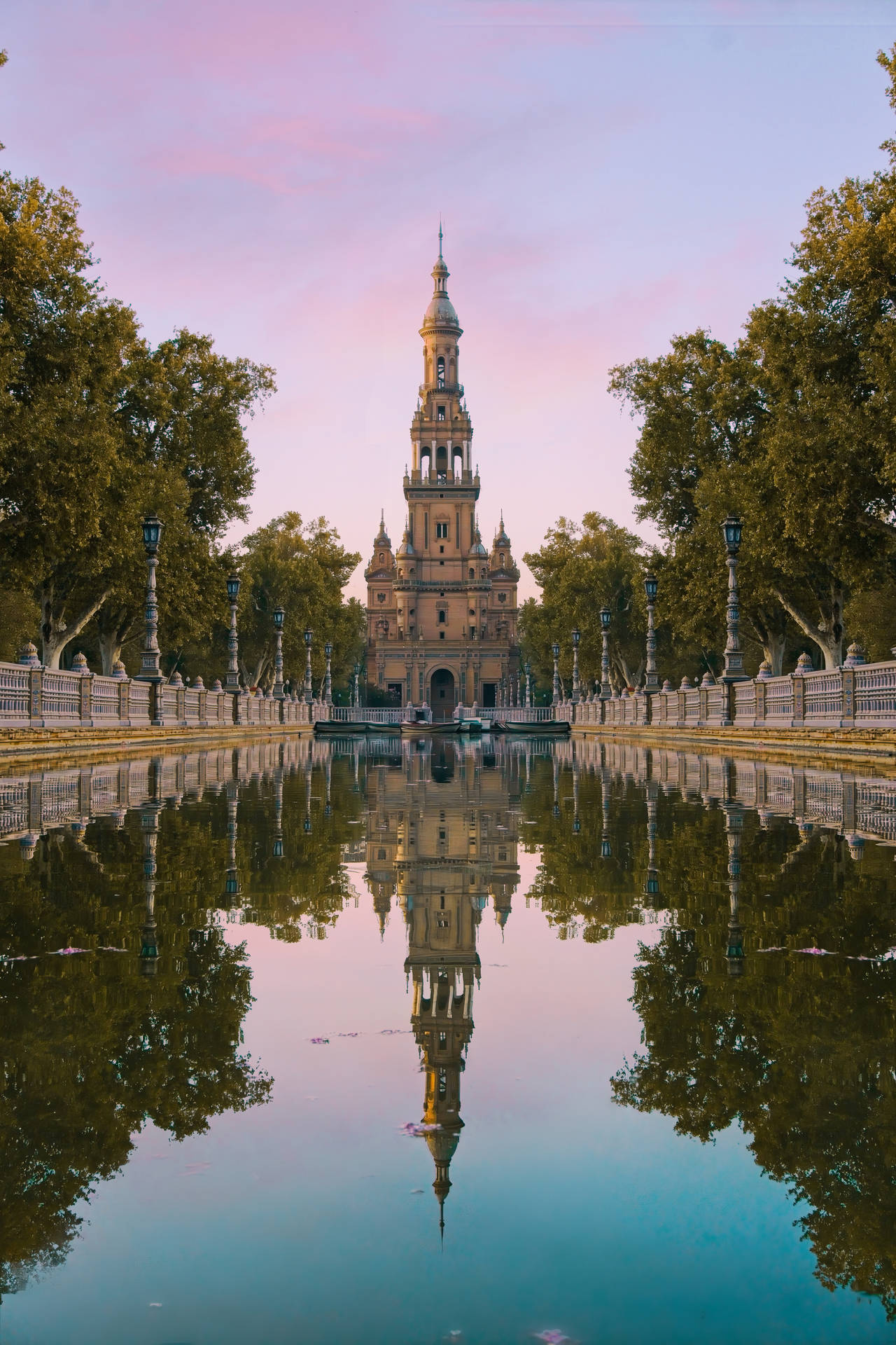 Seville Water Reflection