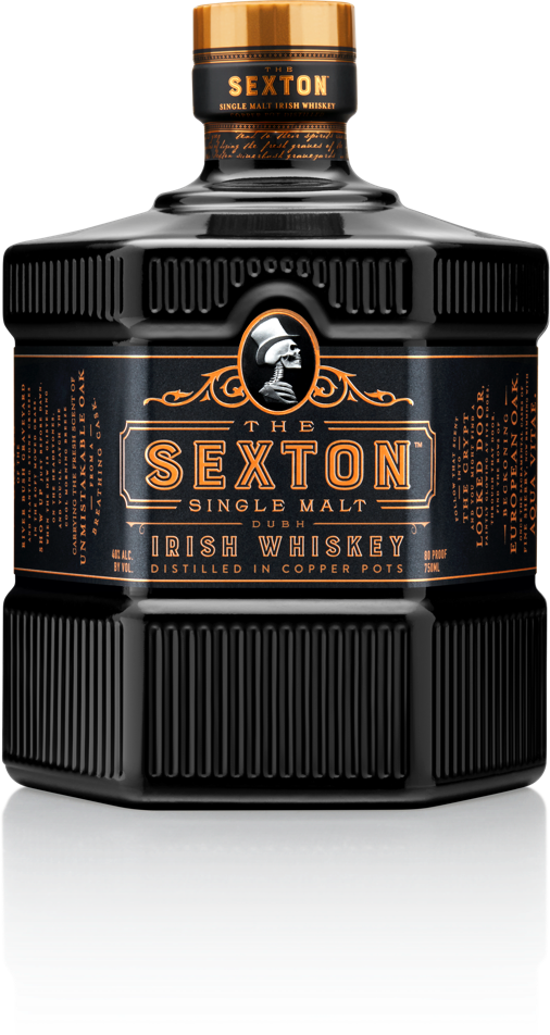 Sexton Single Malt Irish Whiskey Bottle PNG
