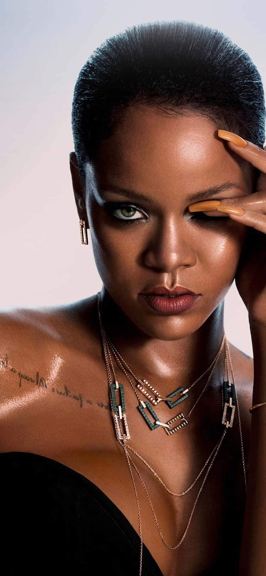 Sexy Black Woman Rihanna Background