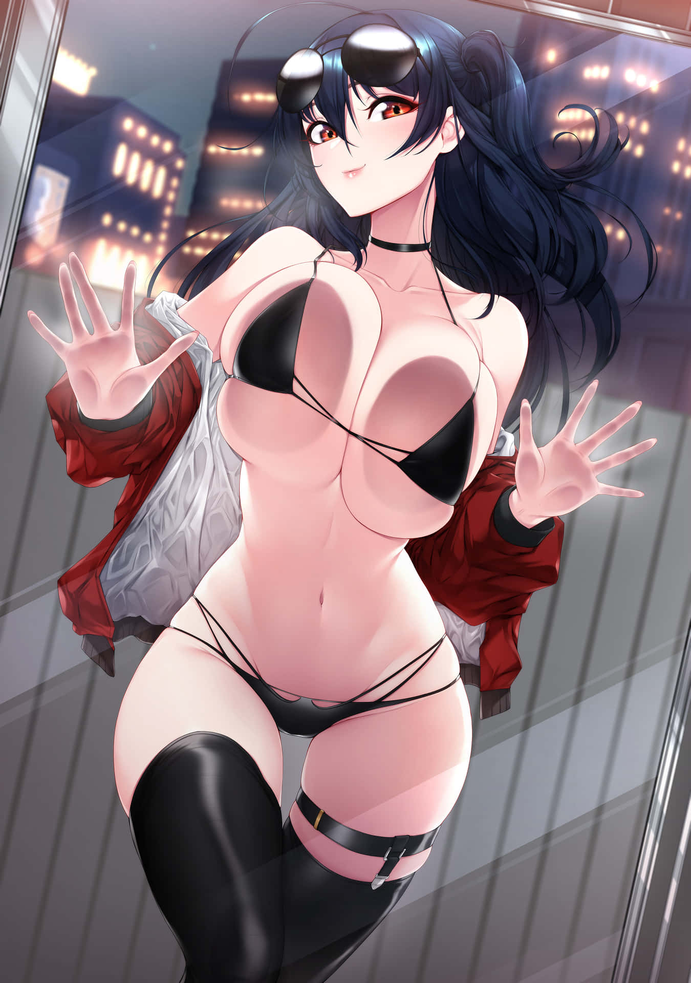 Sexigbild På Anime Tjej I Bikini. Wallpaper