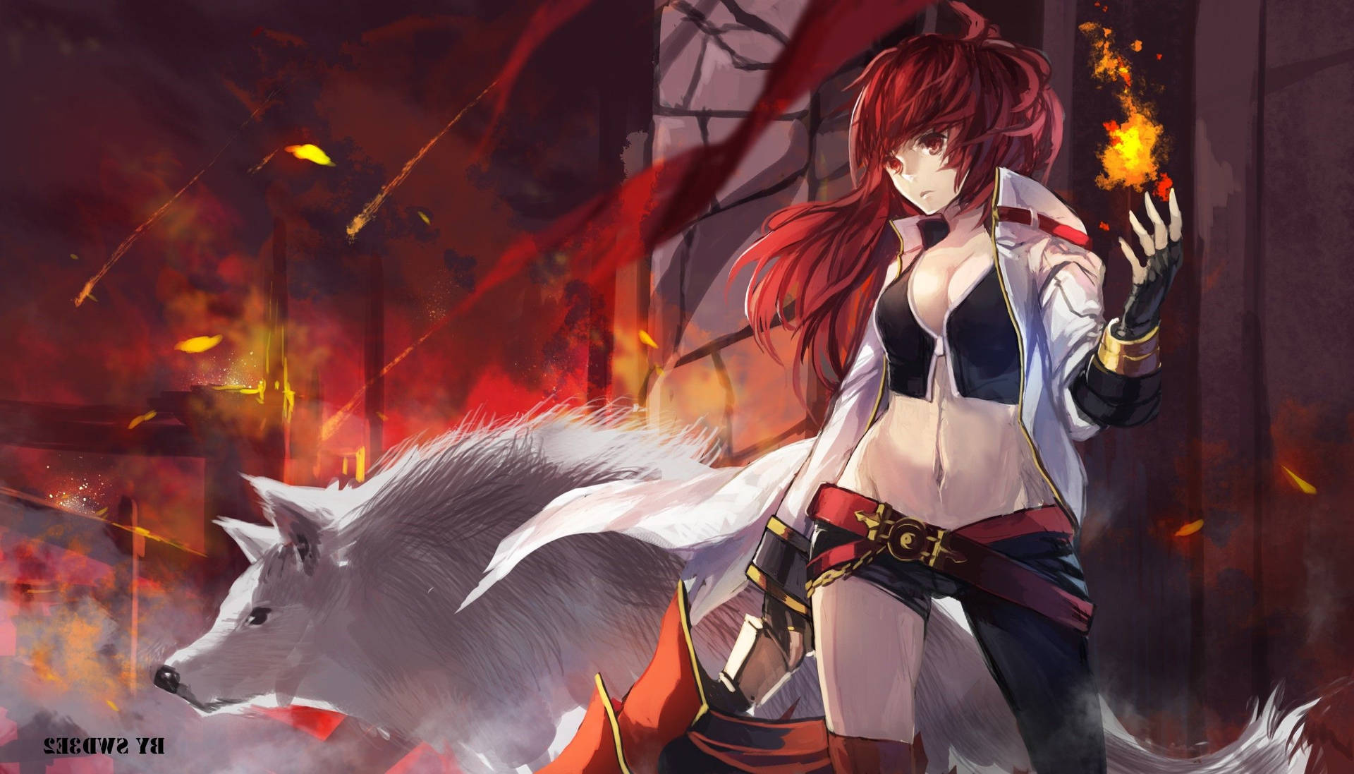 Discover 145+ anime red wolf latest