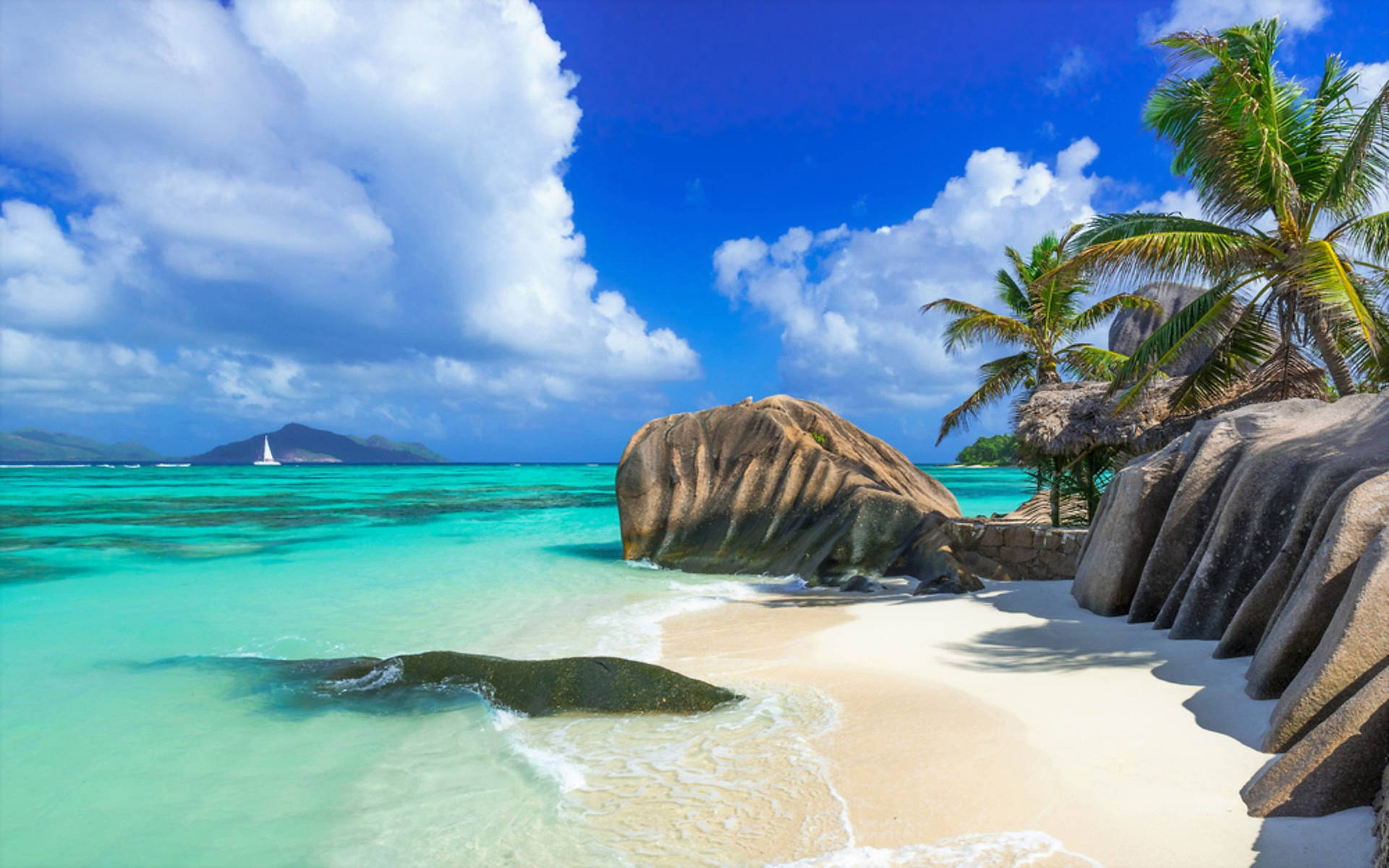 Seychelles Anse Source D'argent Papel de Parede