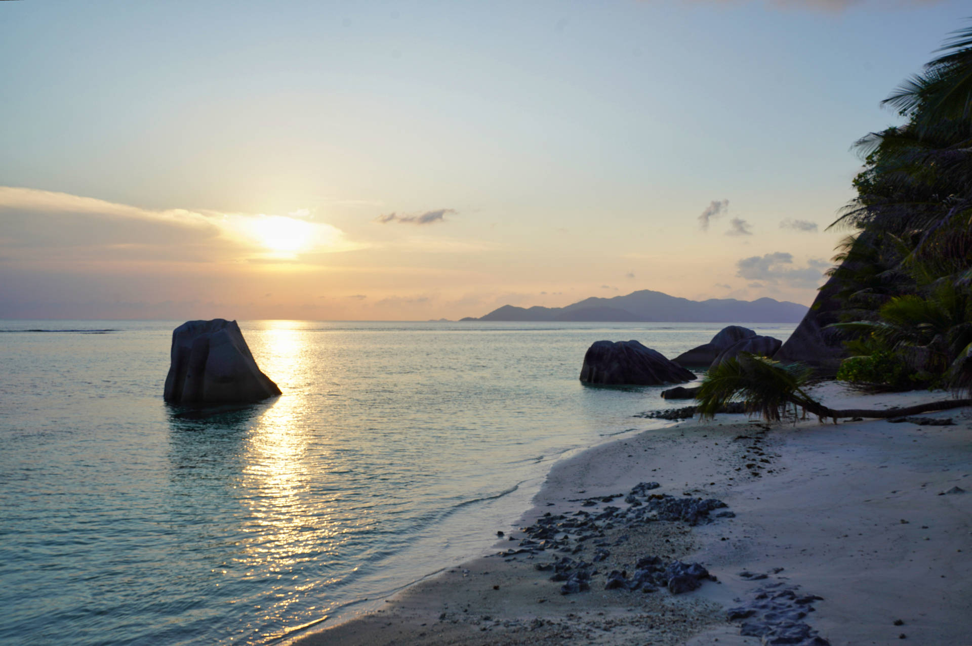 Seychelles La Digue Twilight