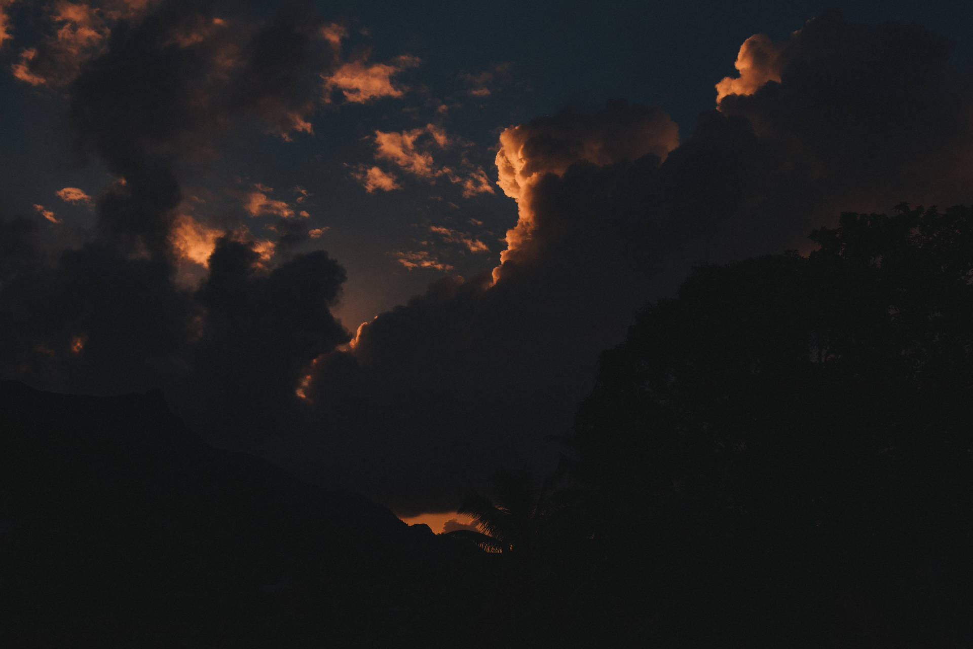 Seychelles Overcast Sky