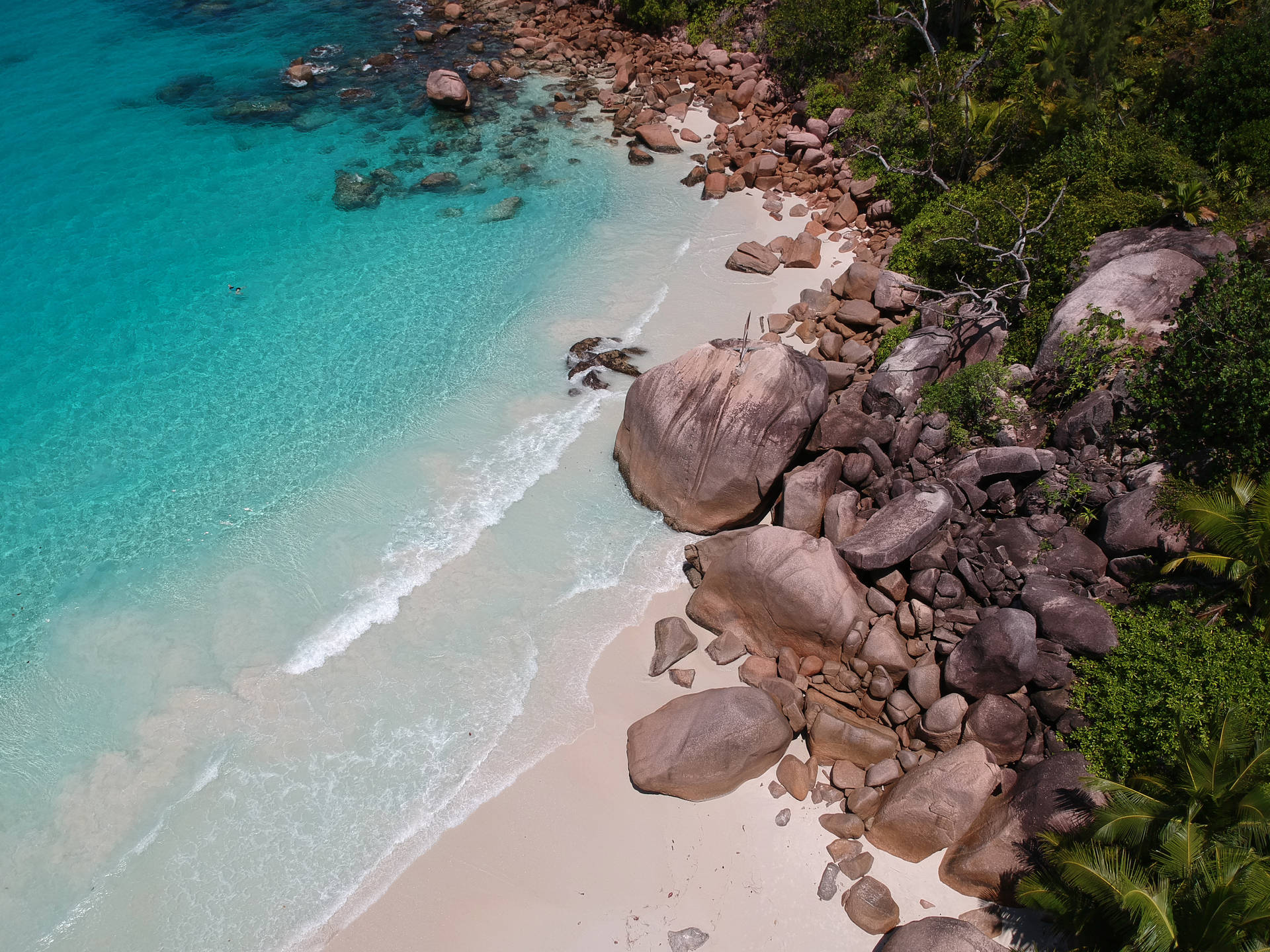 Seychelles Shore Rocks