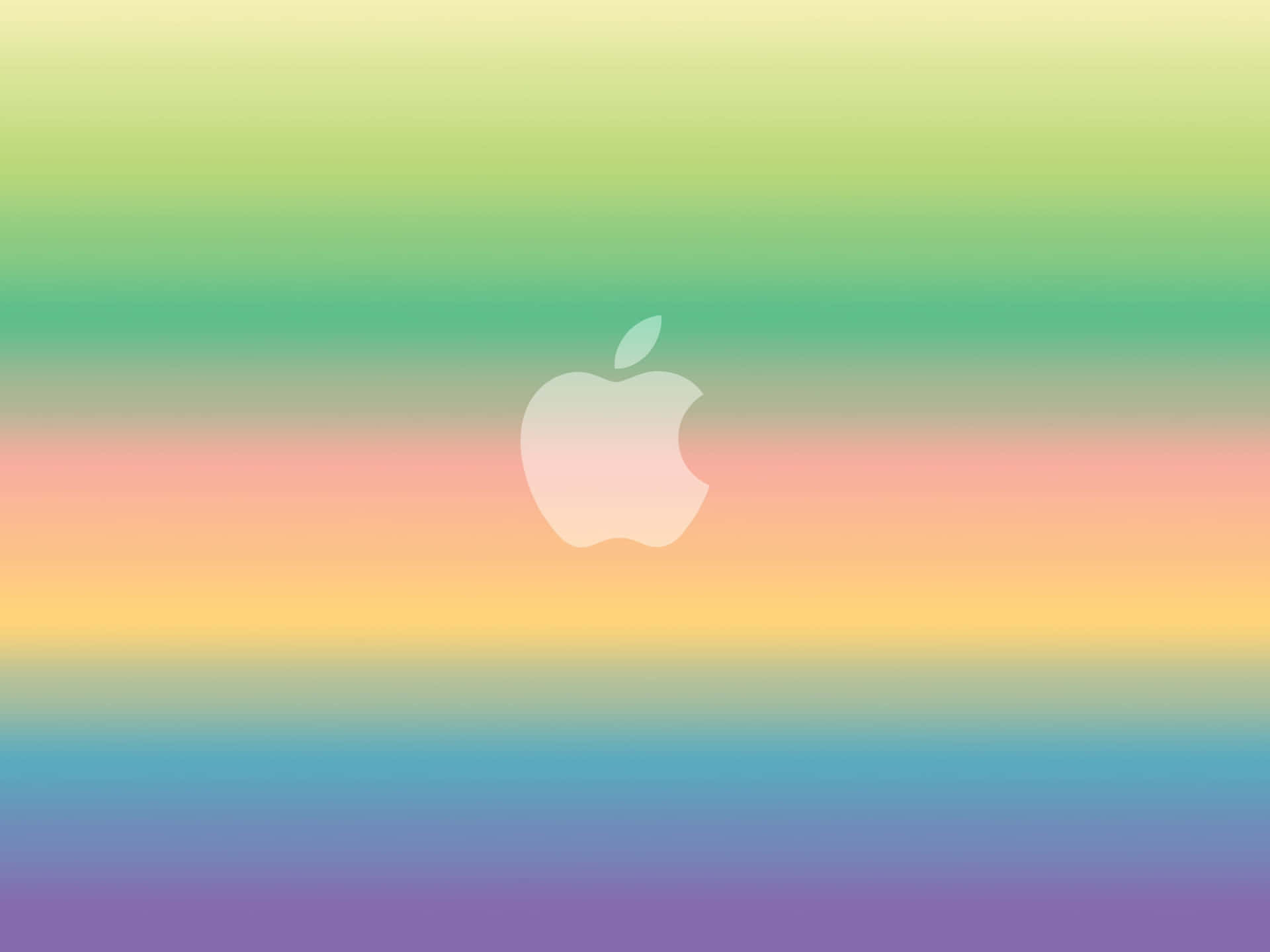 Sfondocon Elegante Logo Di Apple.