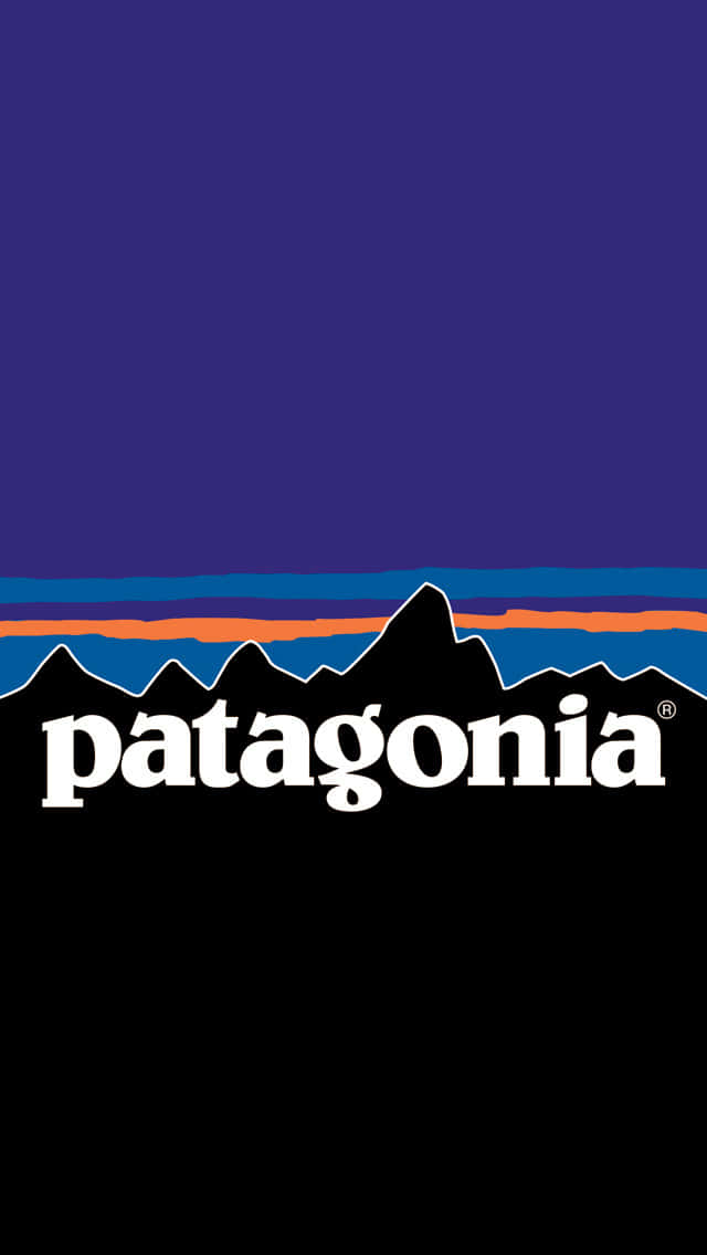 Sfondocon Il Logo Di Patagonia
