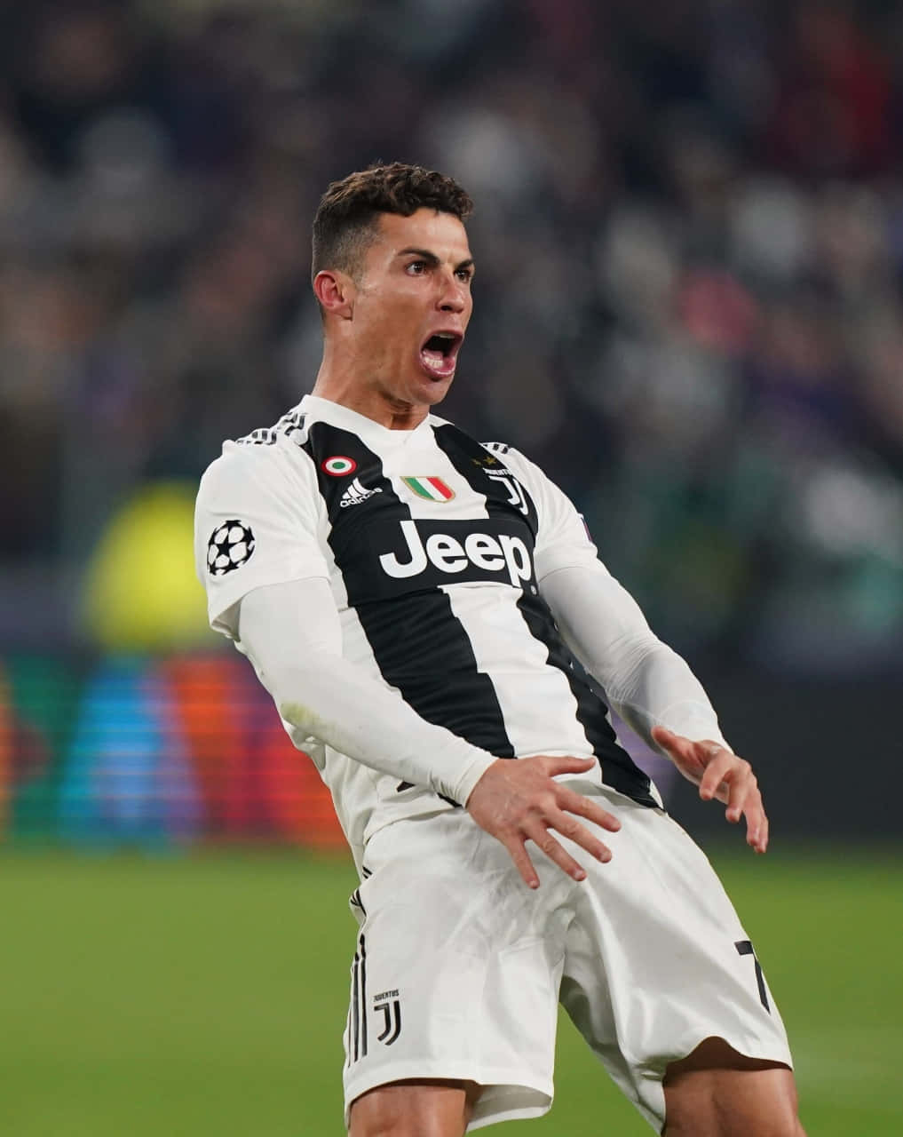 Sfondocristiano Ronaldo In Azione