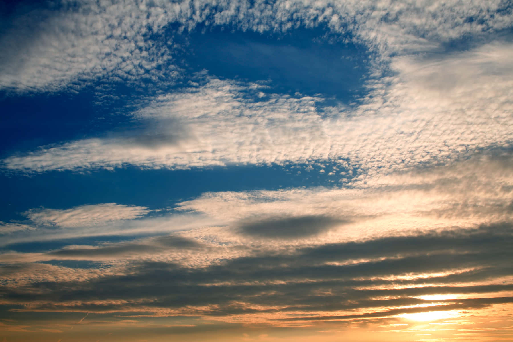 Sfondodel Cielo Al Tramonto