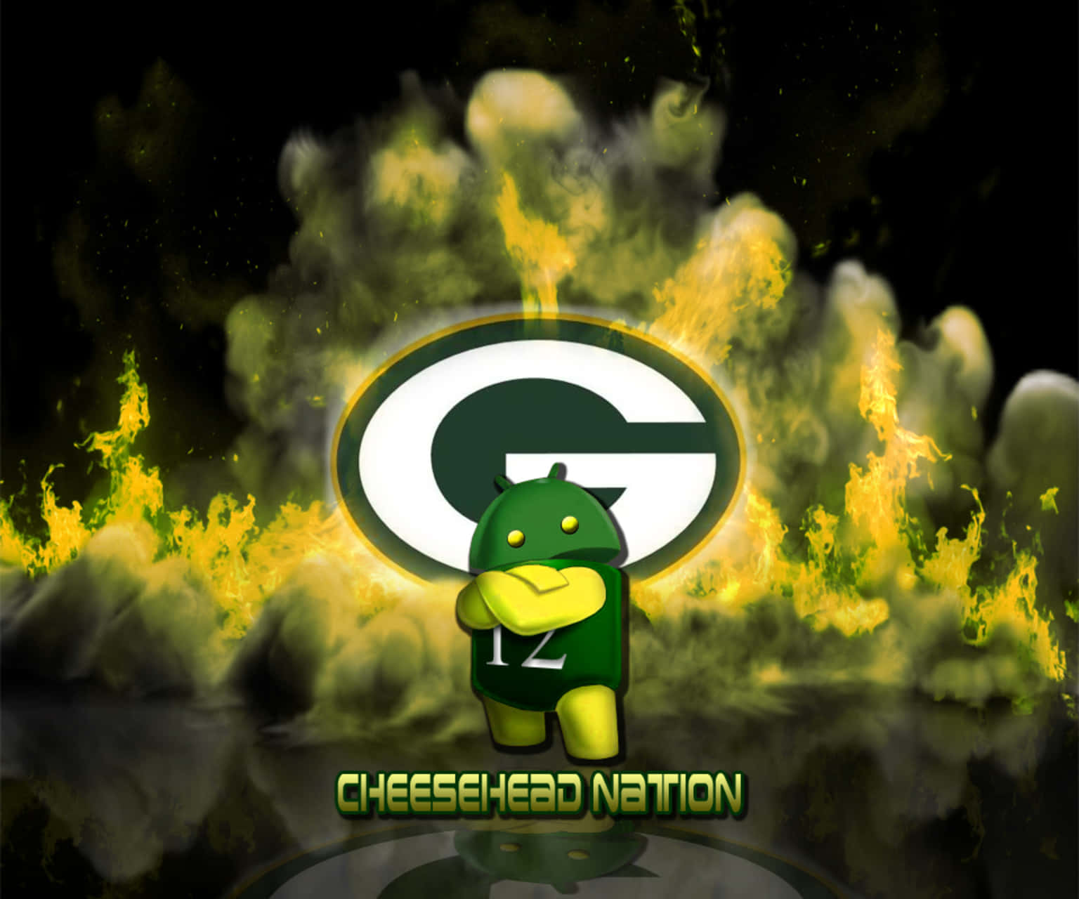 Sfondodel Logo Della Squadra Dei Green Bay Packers