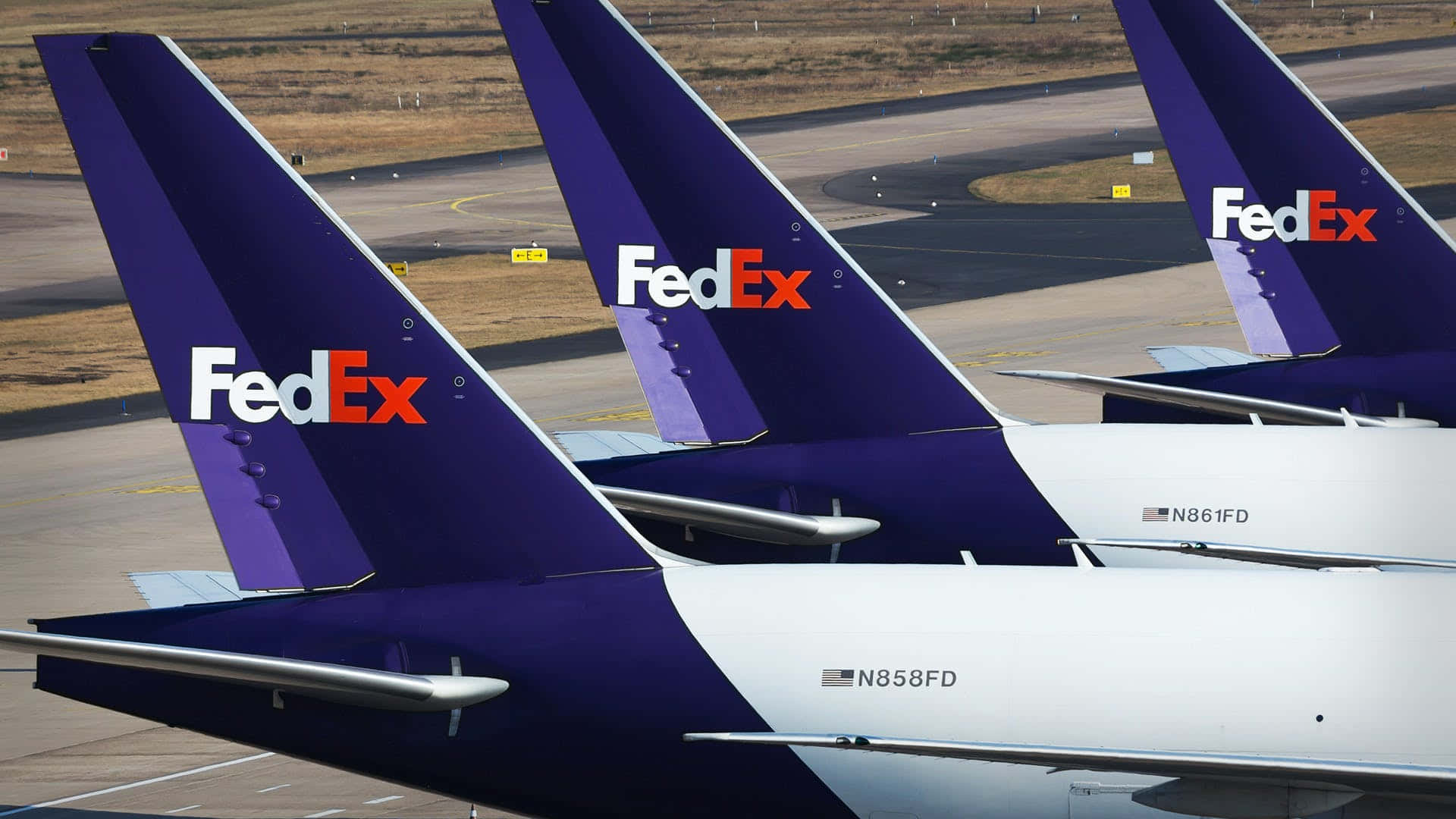 Sfondodel Logo Di Fedex