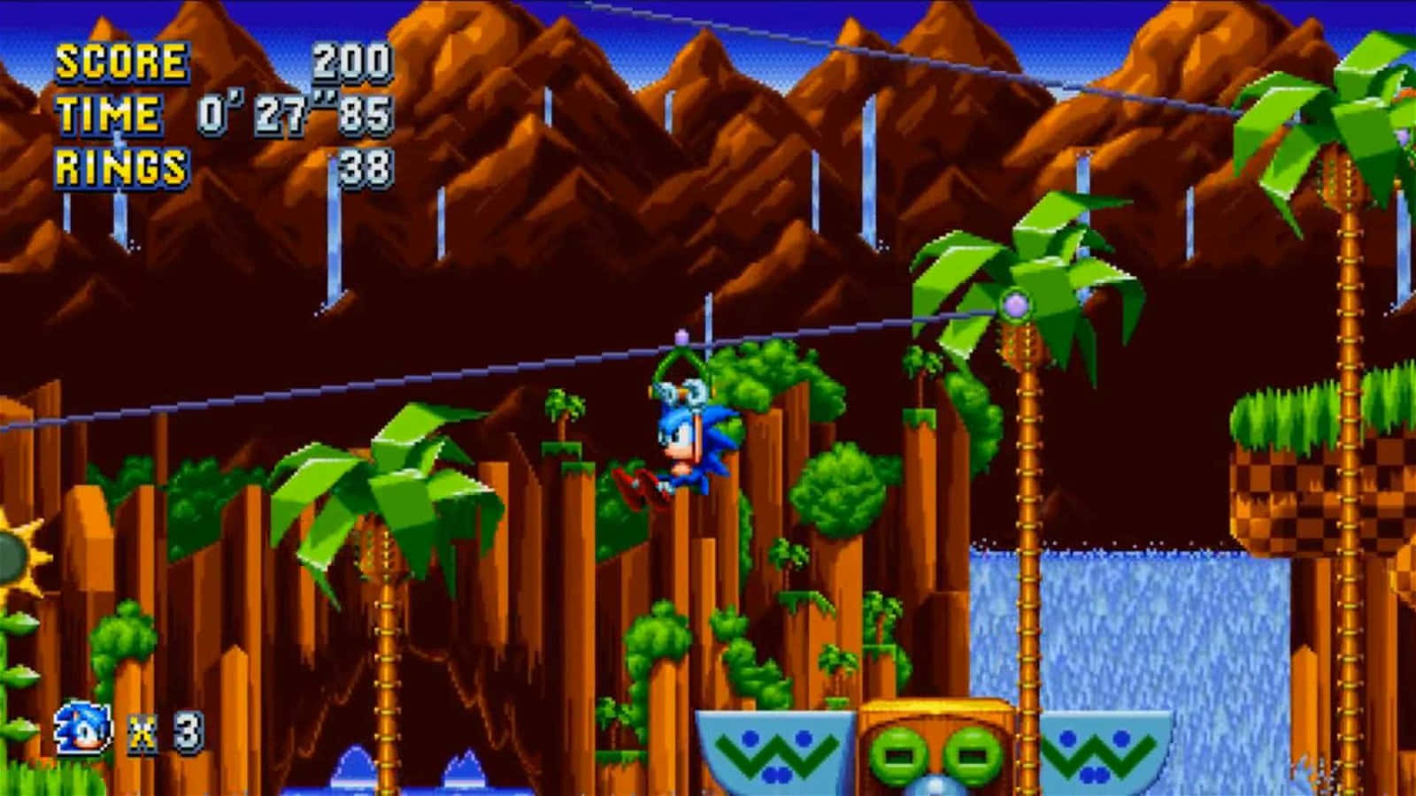 Sfondodella Green Hill Zone