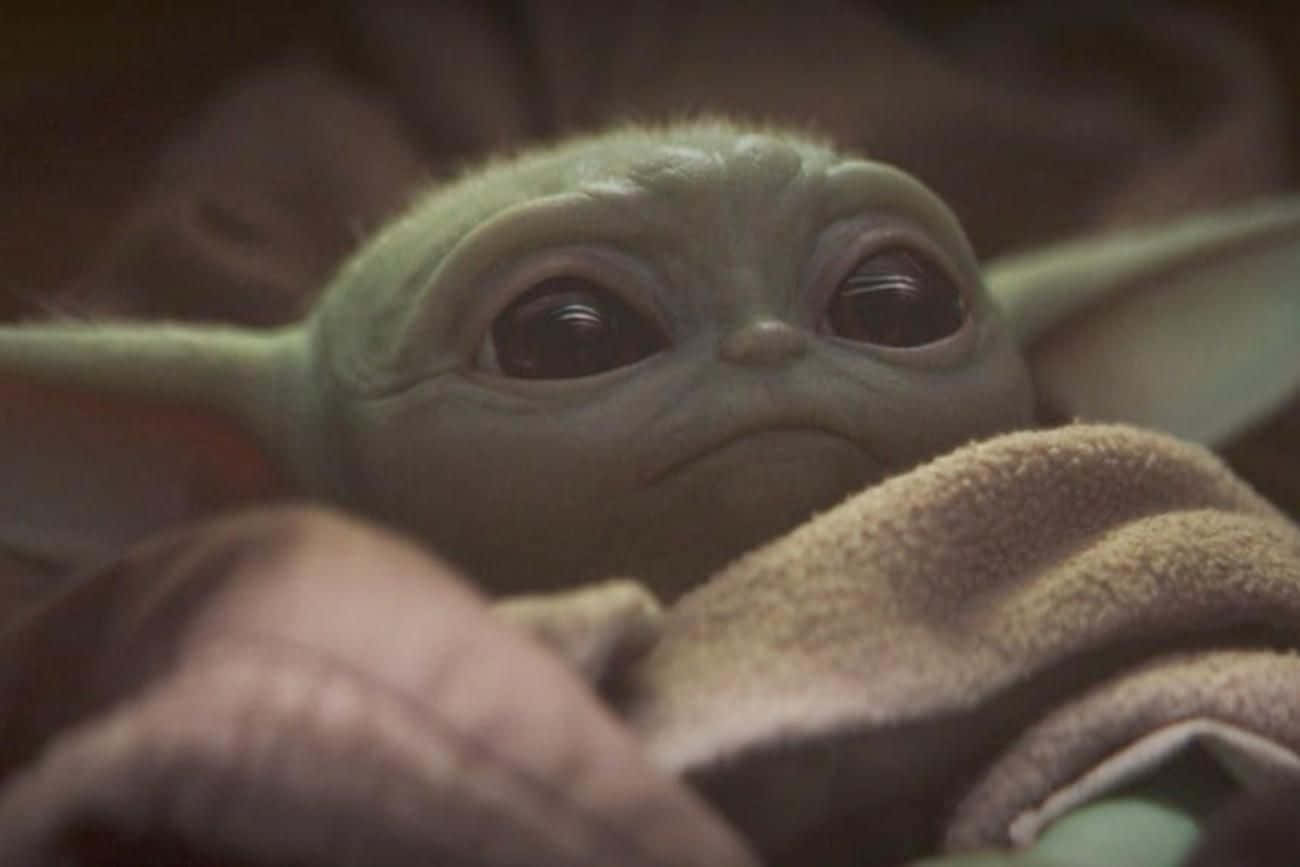 Sfondodi Baby Yoda Per Zoom