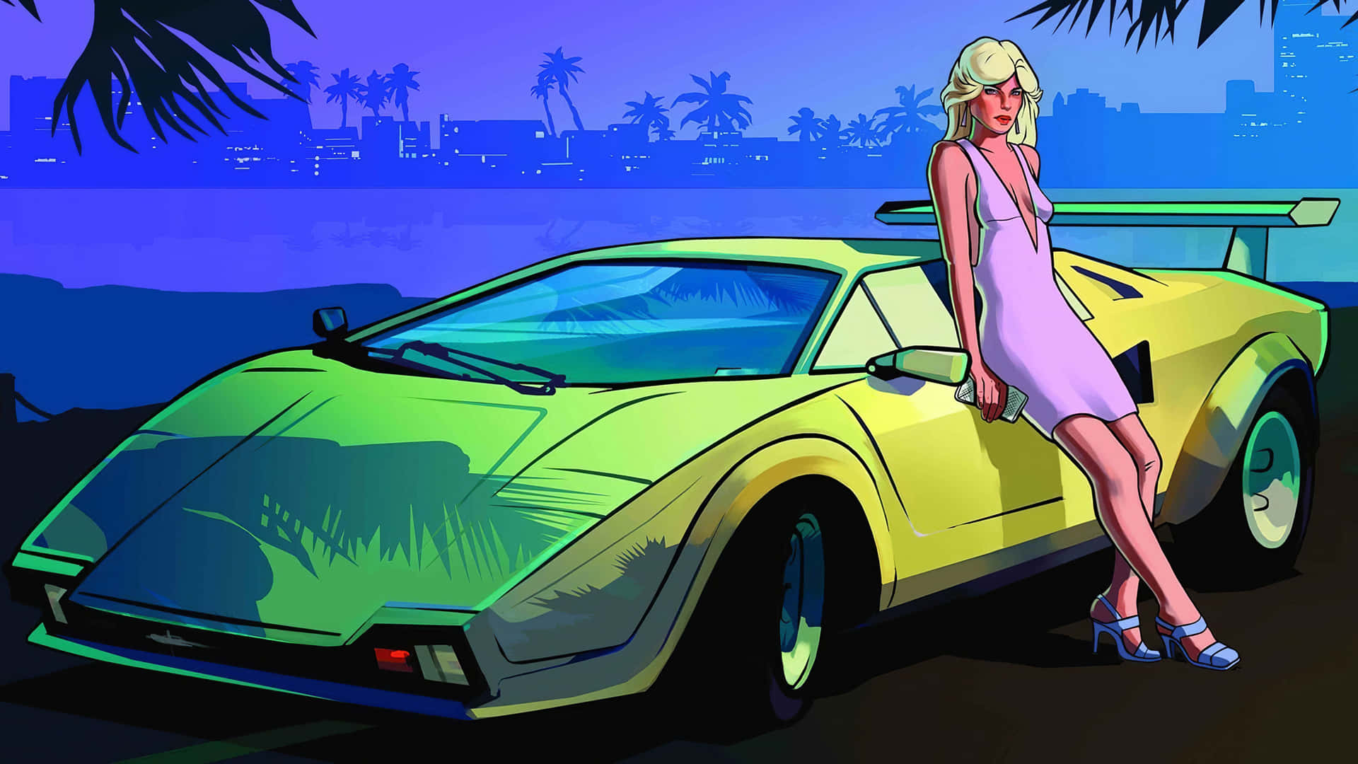 Sfondodi Gta Vice City