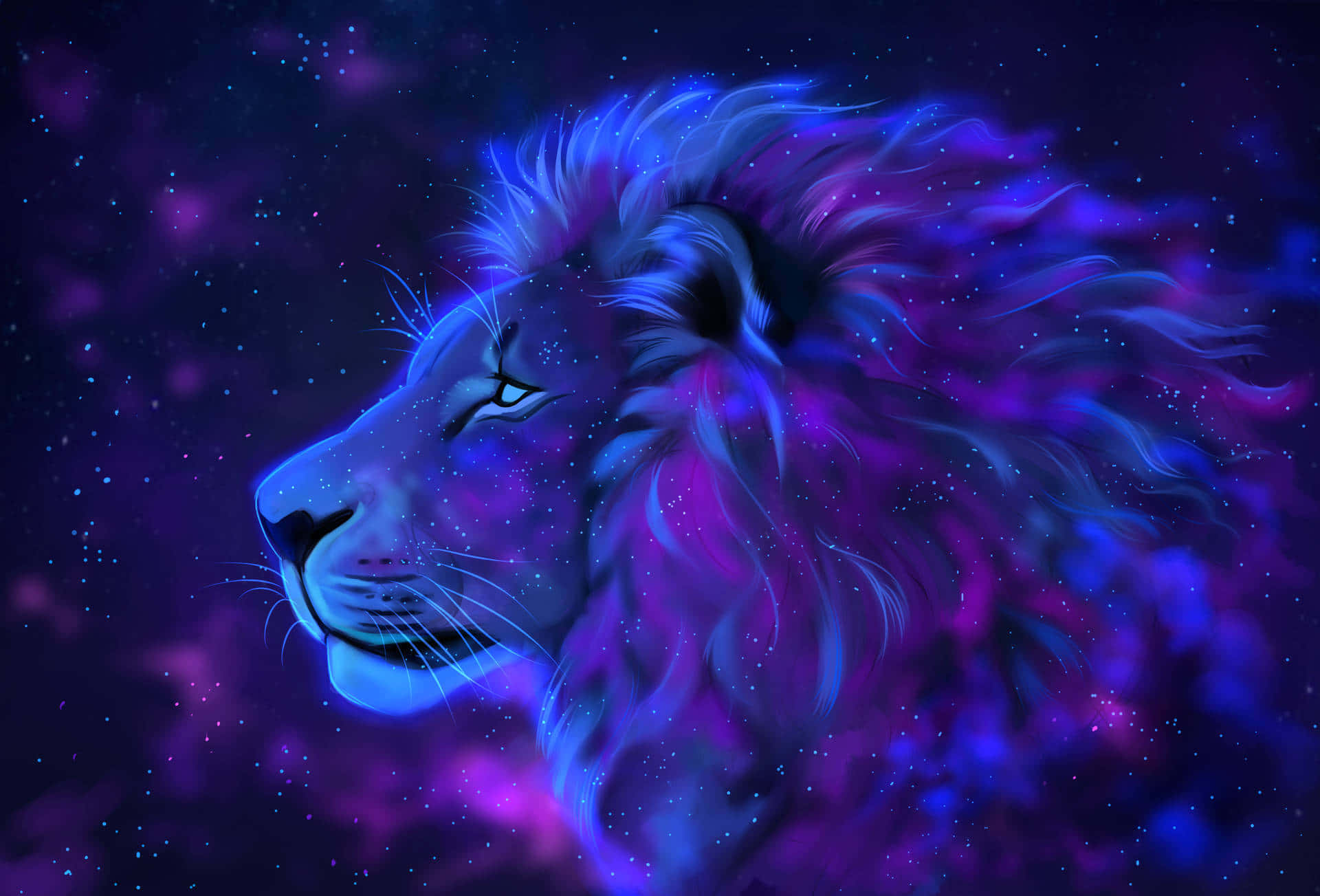 Sfondogalaxy Lion