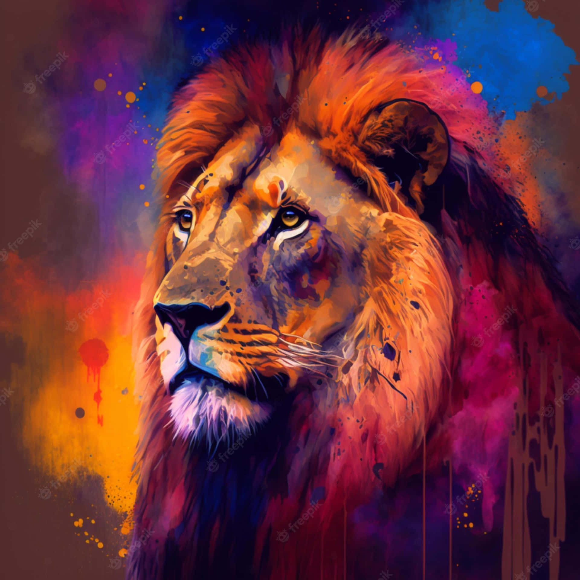 Sfondogalaxy Lion