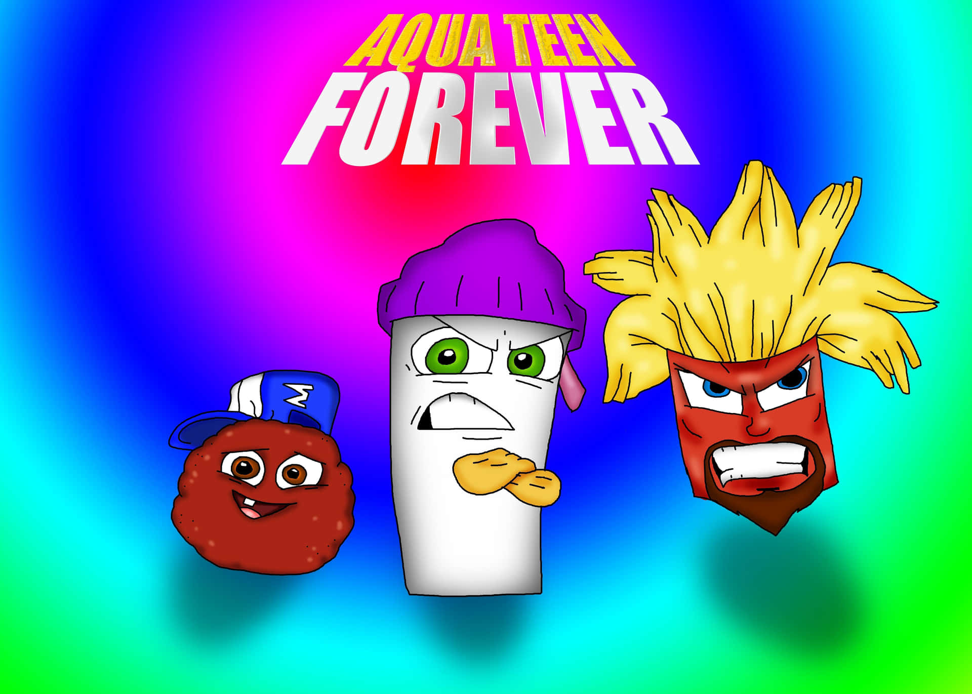 Sfondohd Di Aqua Teen Hunger Force