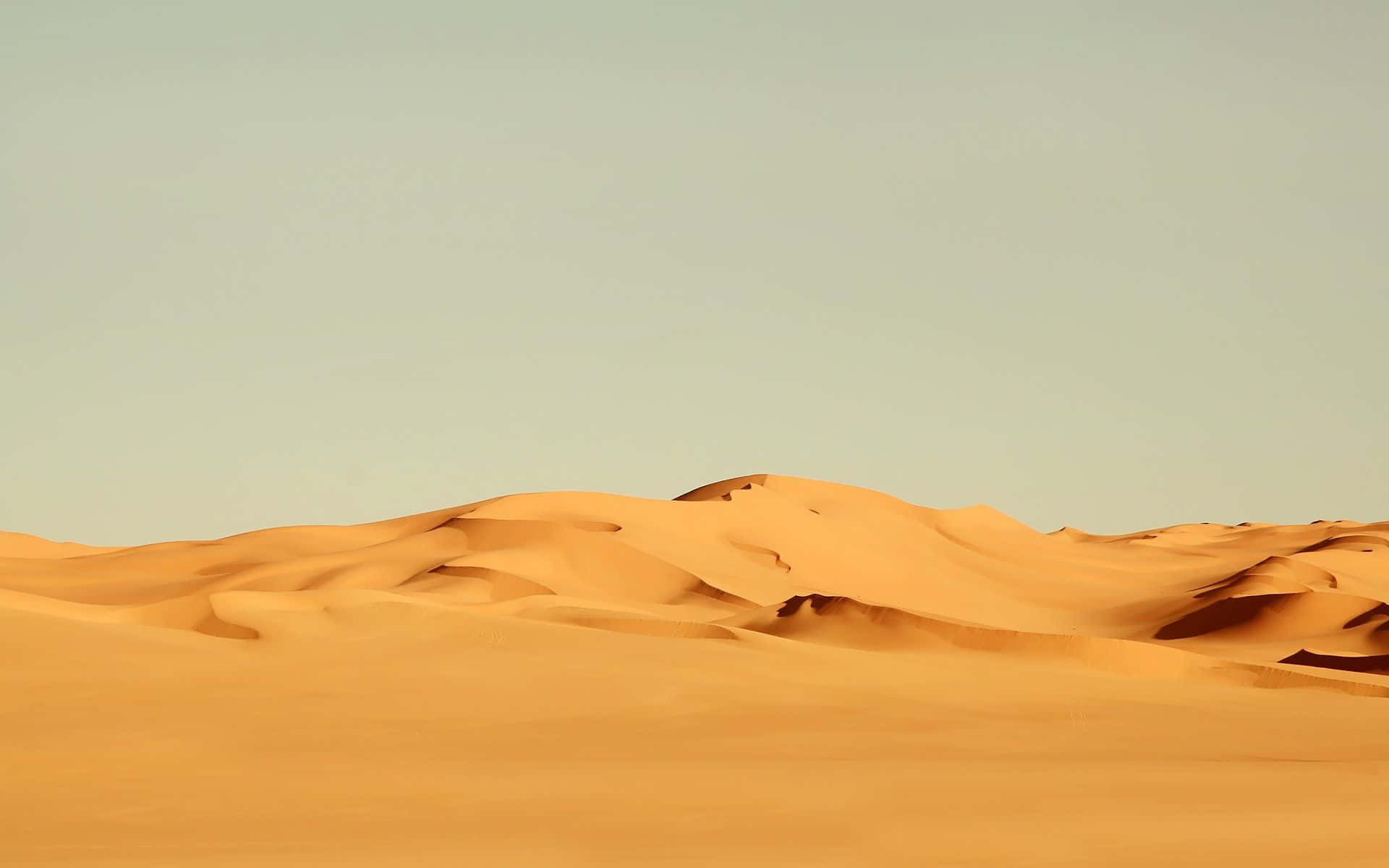 Sfondoincantevole Tramonto Sul Deserto Del Rajasthan