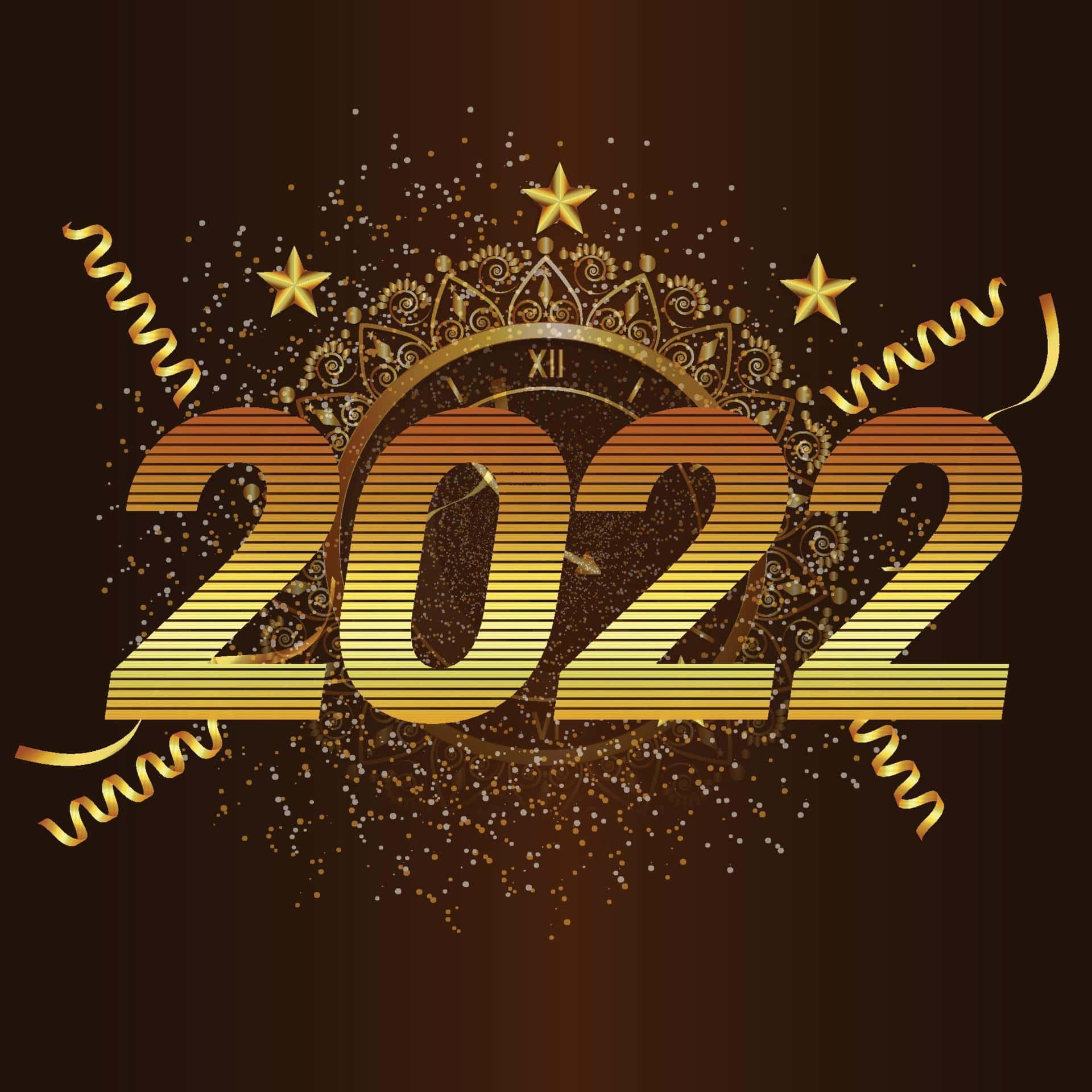 Sfondoper Il Nuovo Anno 2022 Felice.