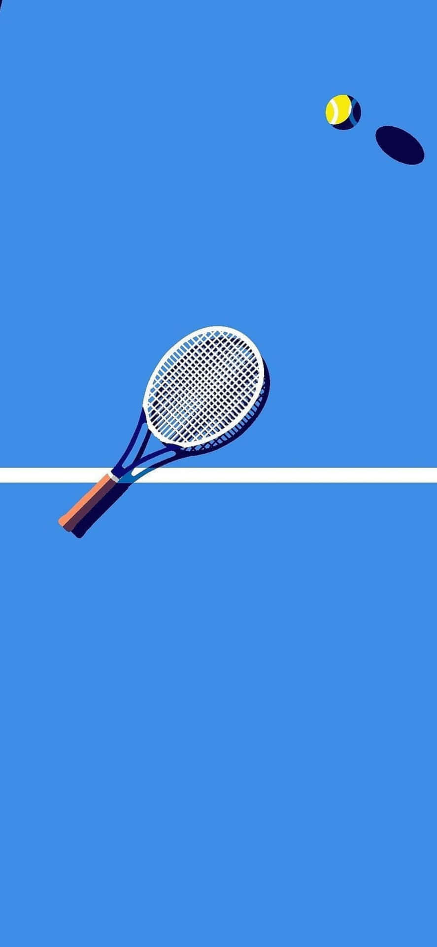 Sfondoper Iphone Xs Con Tema Tennis.