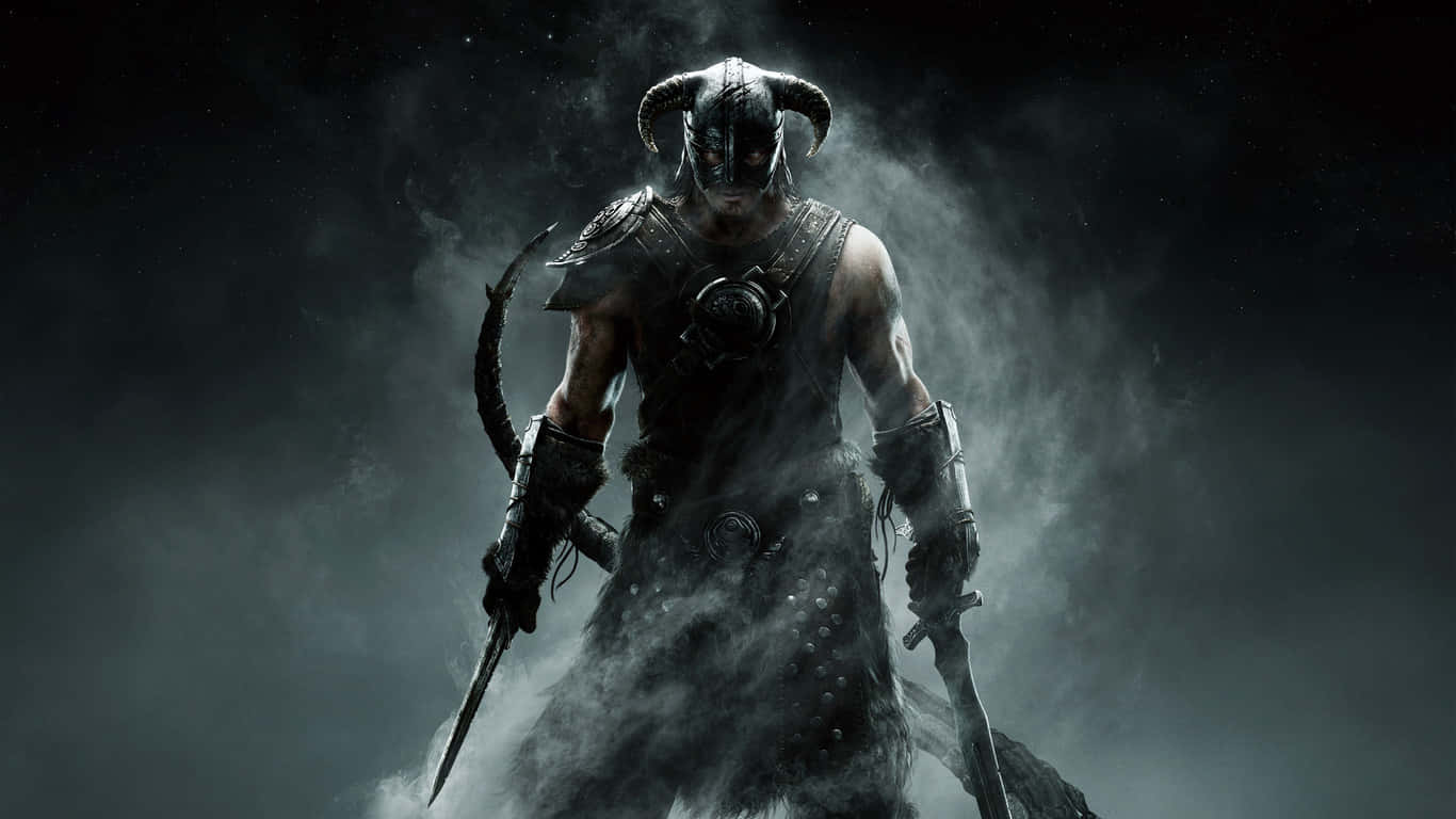 Sfondothe Elder Scrolls V Skyrim In Formato 1366x768.