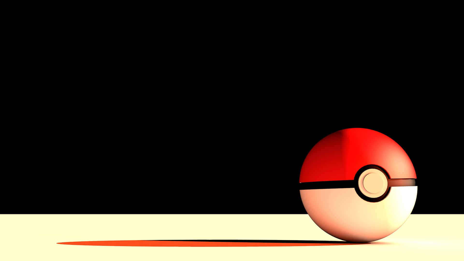 Sfondovivace Con La Pokeball In 3d