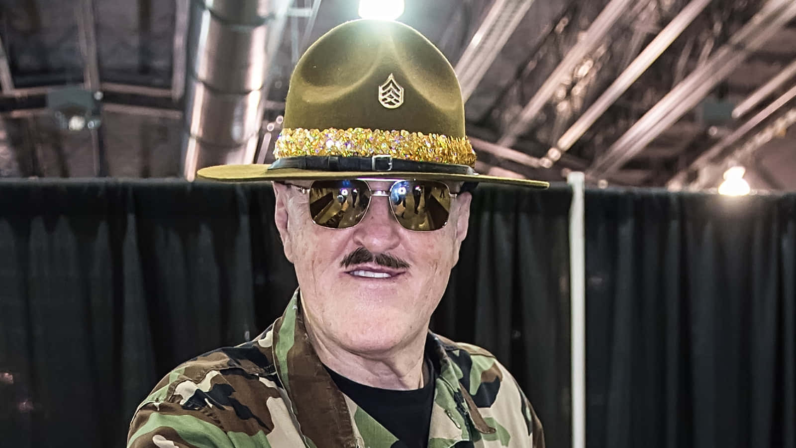 Sgt Slaughter Iconic Wrestling Pioneer Wallpaper
