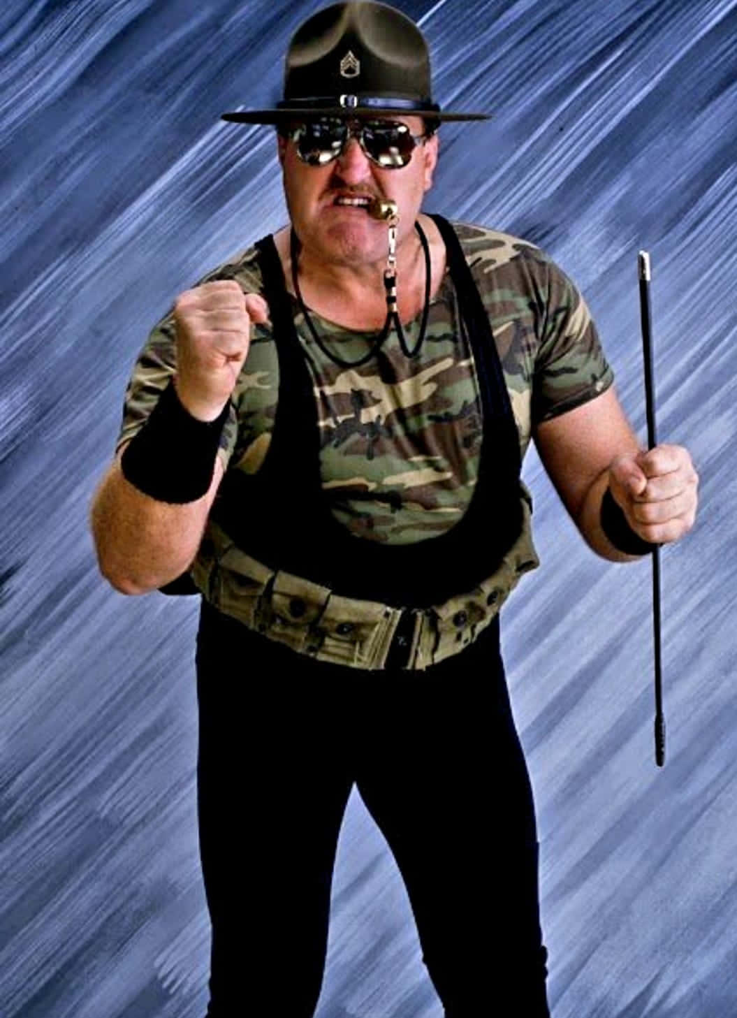 Sgt Slaughter WWE Hall Of Fame klistermærke Wallpaper