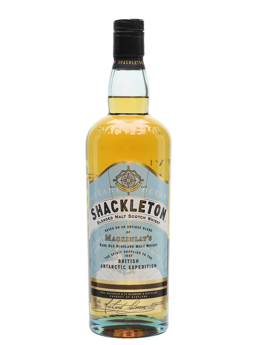 enShackleton Blandet Malt Scotch Whisky Illustration Wallpaper