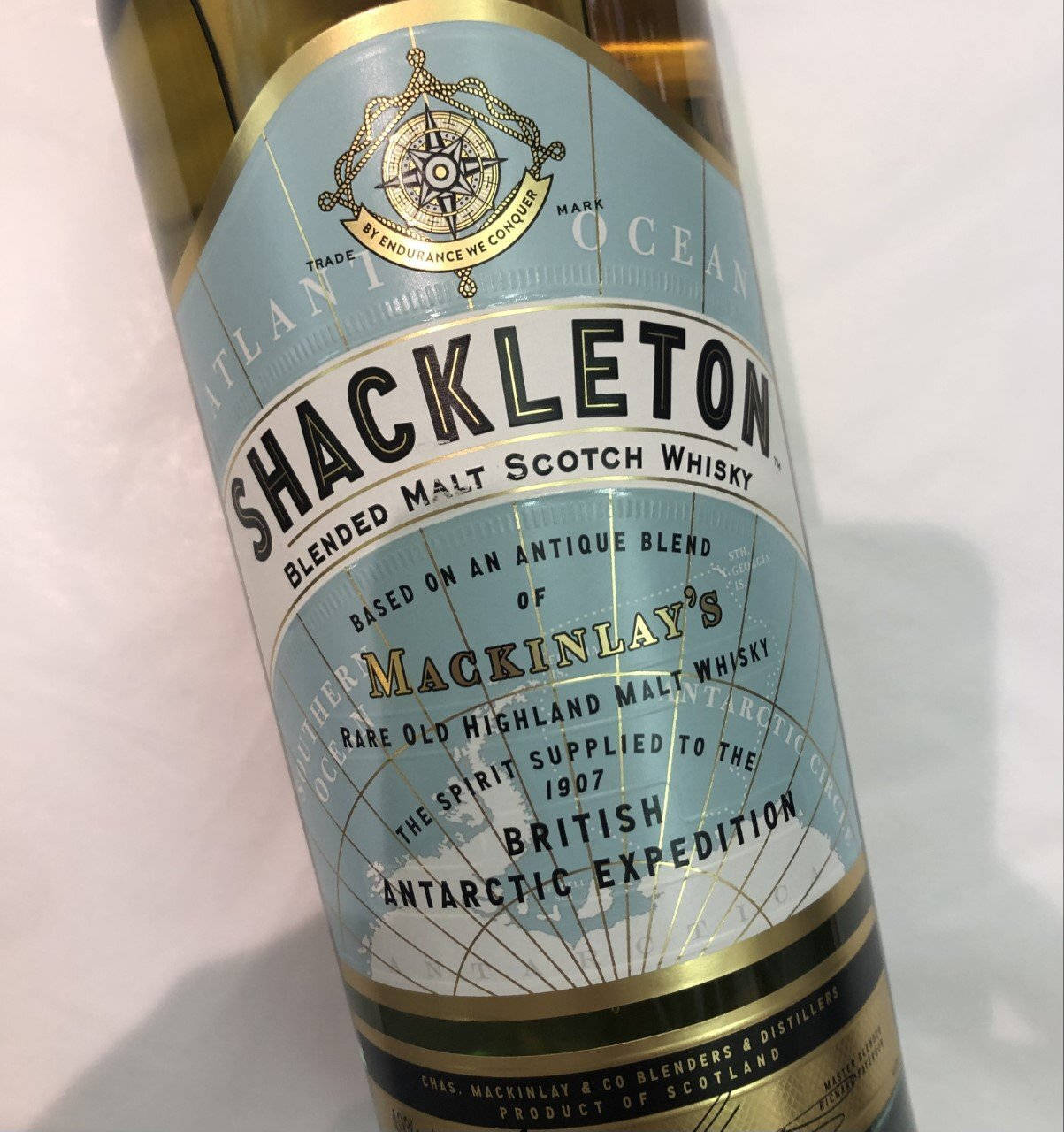 Shackletonwhisky Närbildsfoto. Wallpaper