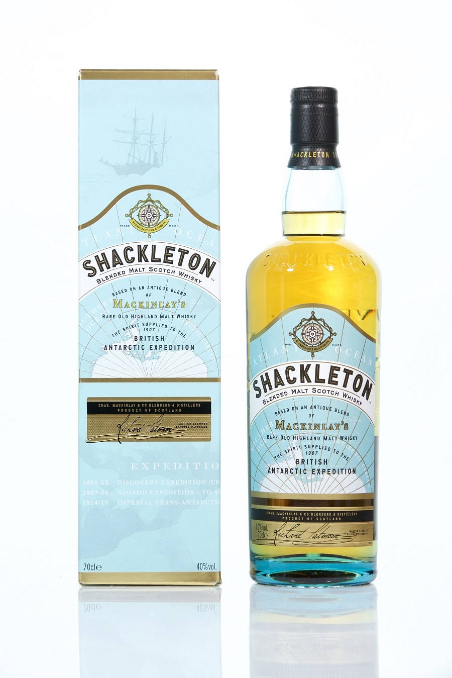 Pósterpromocional En Línea De Shackleton Whisky Fondo de pantalla